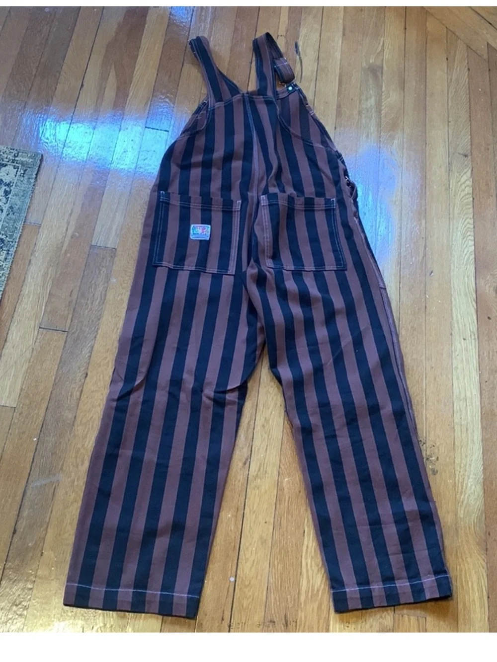 Big Bud Press Iconic Brown and Black Stripe Overall π»π€π»π€π» - Picture 6 of 7